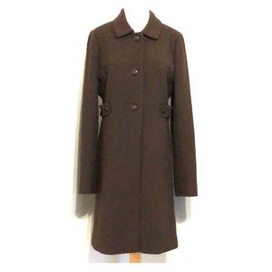 J Crew brown coat.